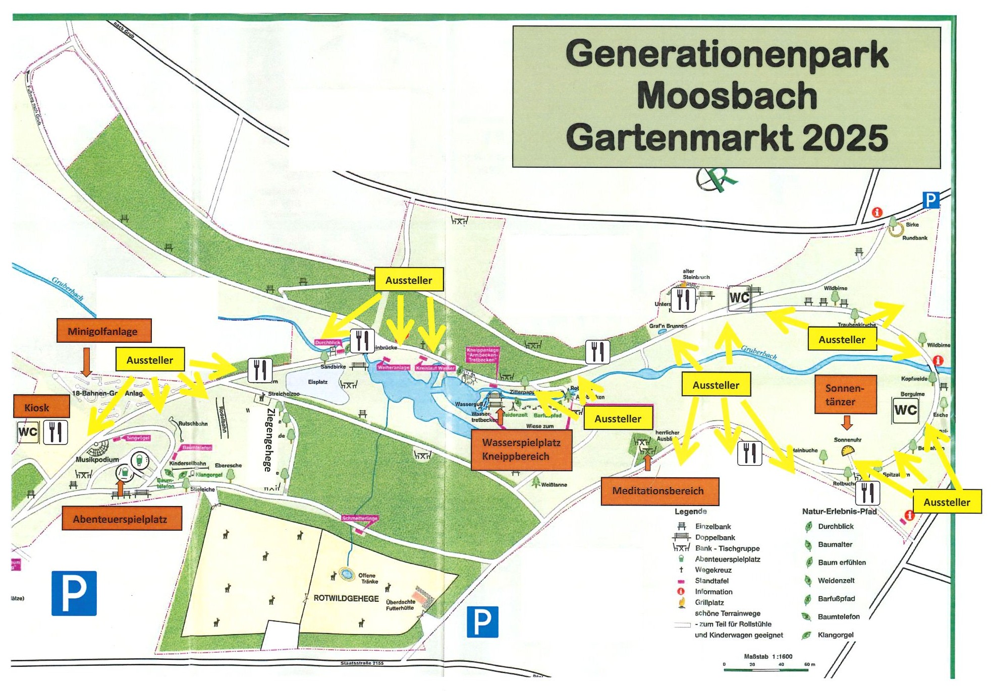 Gartenmarkt_2025_Ausstellungsgelnde Plan des Gartenmarkts 2025